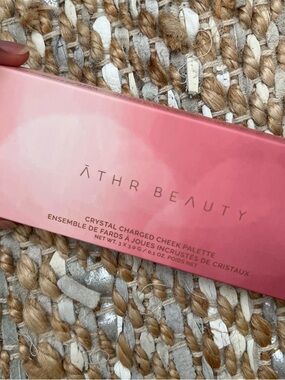 ATHR Beauty Crystal Charged Cheek Palette — Pink Blush Trio